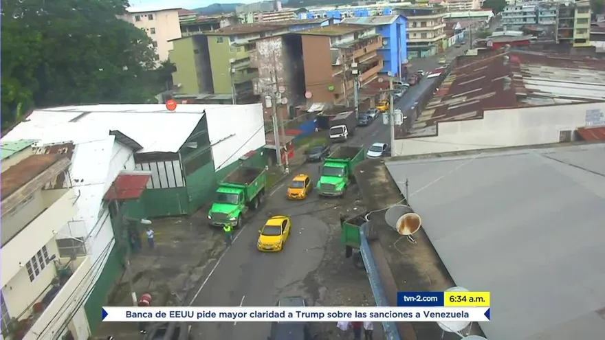 Operativo de limpieza en San Miguel