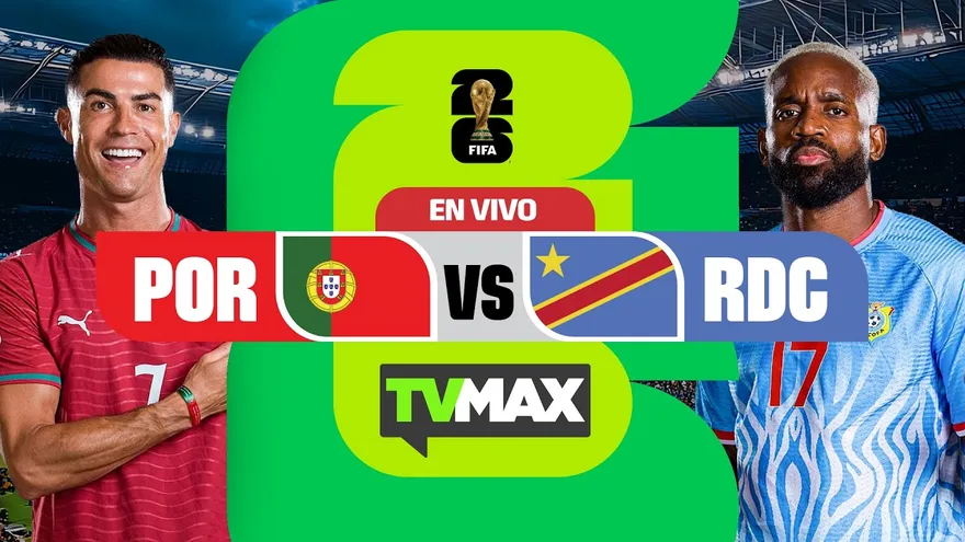 PORTUGAL 🇵🇹 VS  🇨🇩 RD. CONGO | MUNDIAL FIFA 2026 | TVMAX | EN VIVO
