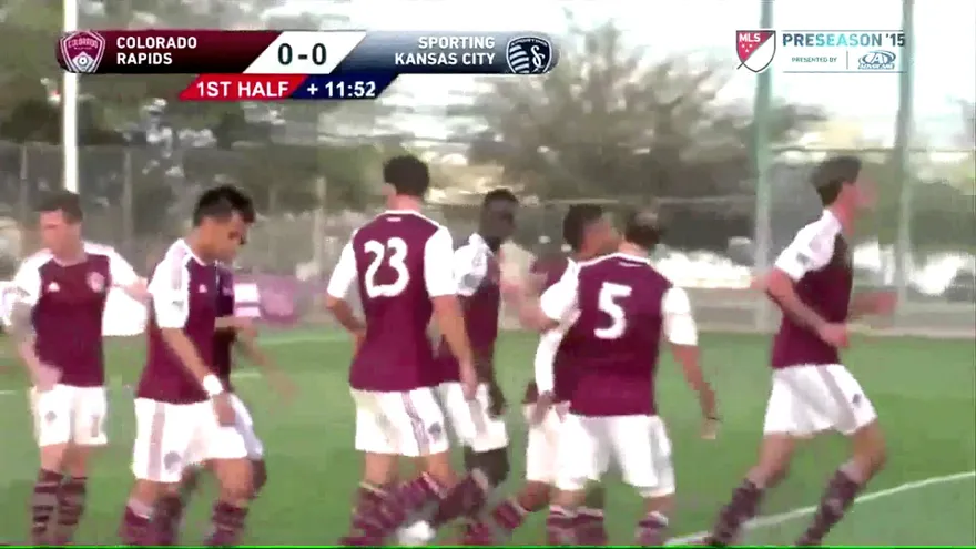 Gol de Gabriel Torres en pretemporada con Colorado Rapids