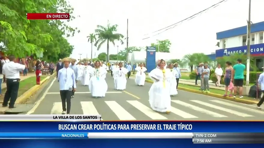 Buscan preservar el traje típico nacional