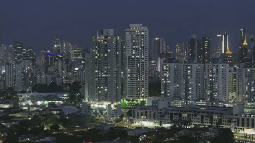Ciudad de Panamá de noche