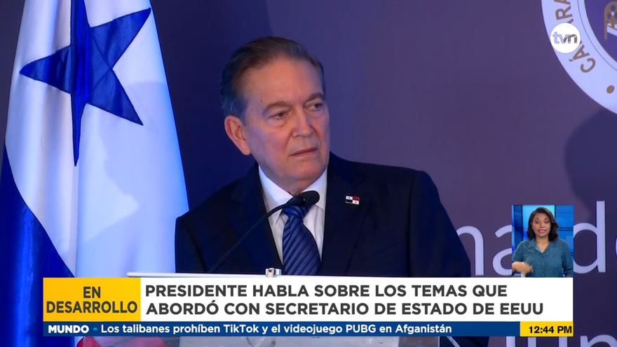 Cortizo habló sobre los temas que conversó con Blinken