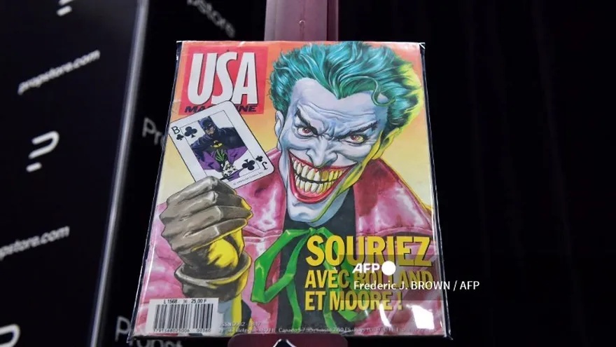 Una portada con el Joker o Guasón