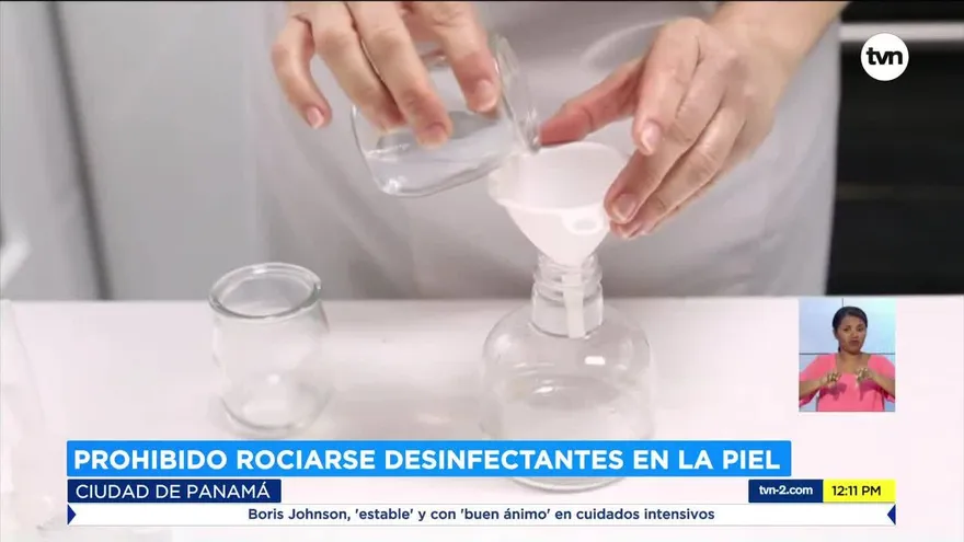 Advierten sobre efectos del uso inadecuado de desinfectantes