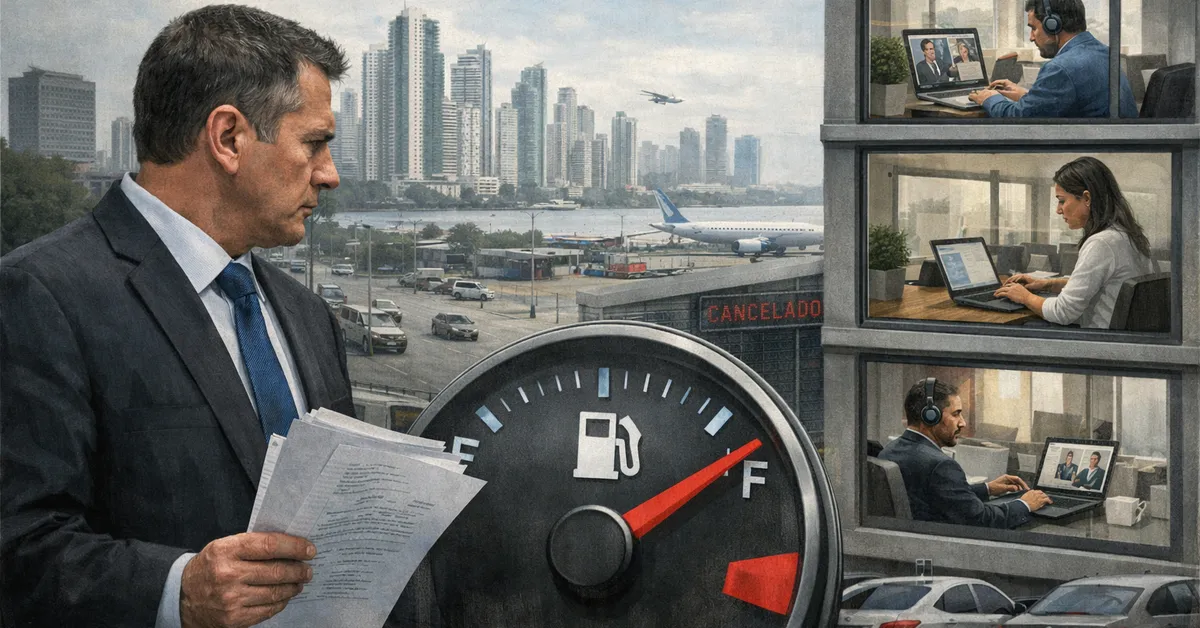 Gobierno frena uso de combustible y viajes al exterior, mientras insta al teletrabajo en el sector privado