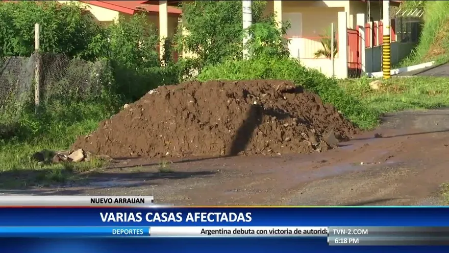 Varios afectos por inundaciones en Arraiján