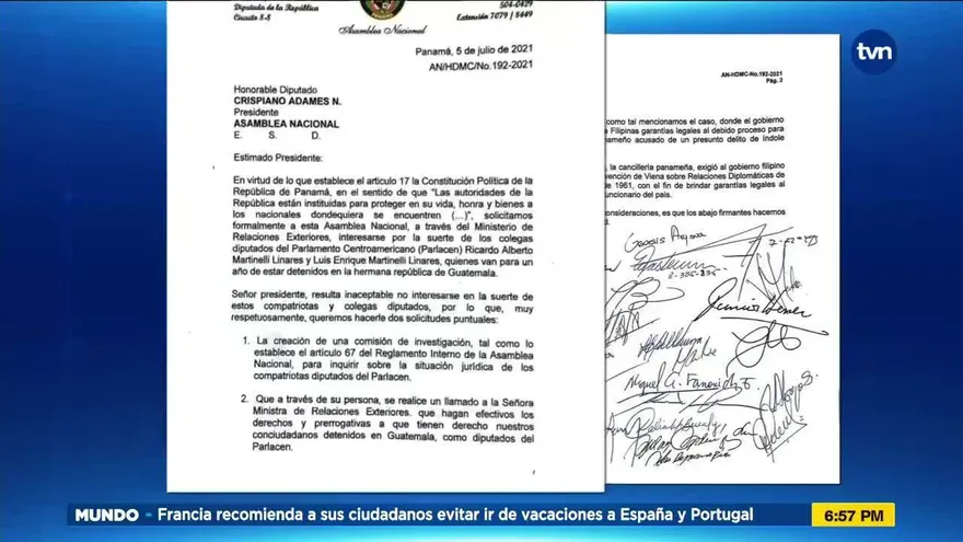 Sociedad civil rechaza carta de diputado a presidente de la Asamblea