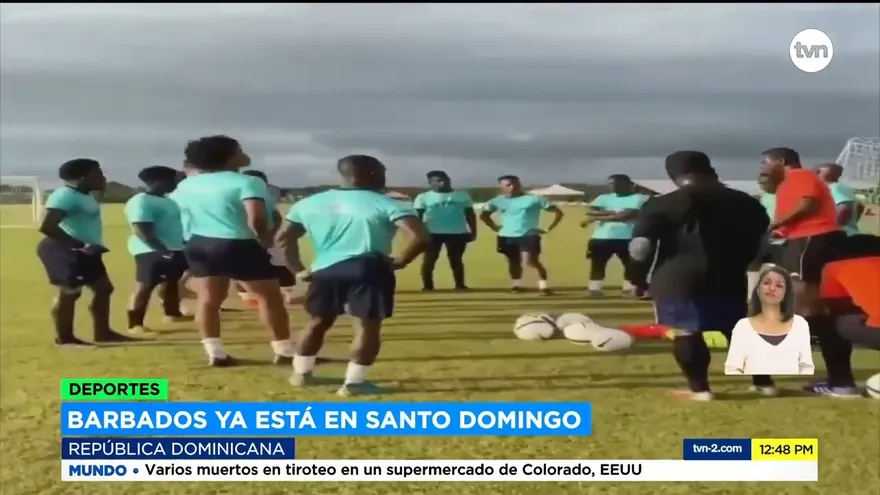 La selección de Barbados ya está en Santo Domingo, luego de concentrarse en Punta Cana