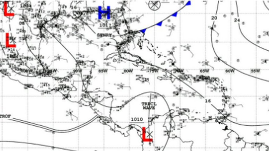 La onda tropical llegará al mediodía