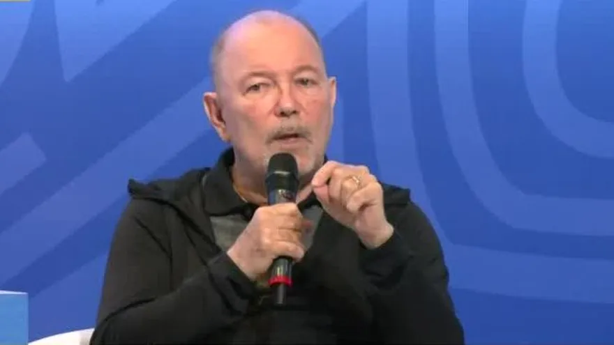 Rubén Blades durante su participación en la Cumbre Internacional de Comunicación para el Cambio Social