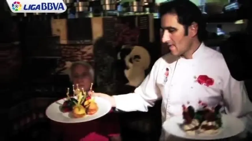 El plato y el vino para Messi y Cristiano