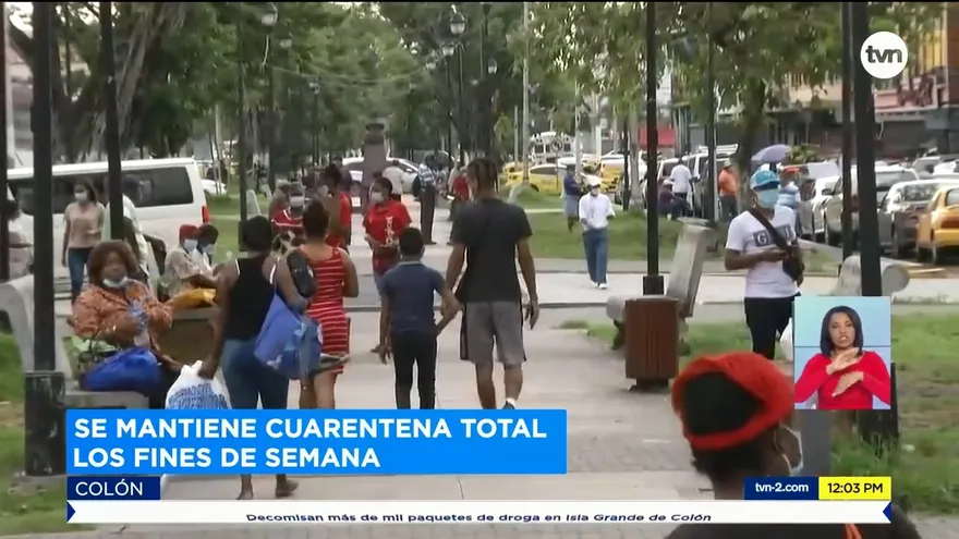 Autoridades en Colón continuarán con medida de toque de queda los fines de semana