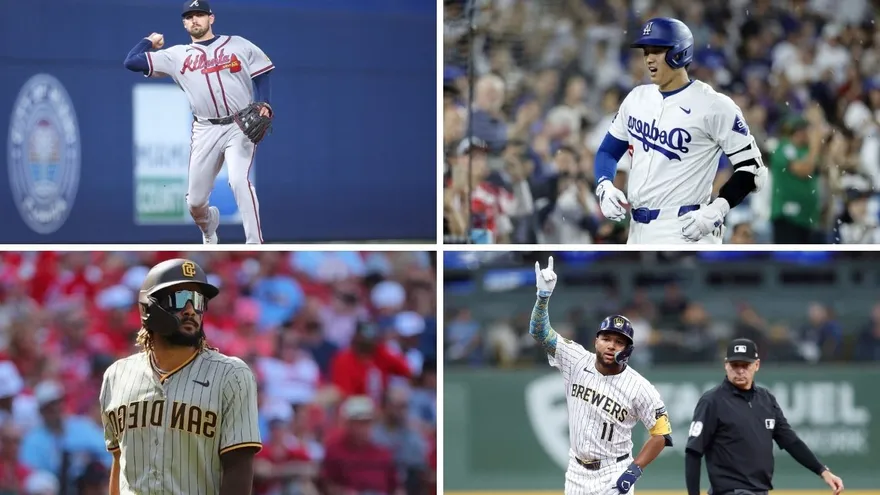 Austin Riley, Shhei Ohtani, Fernando Tatis Jr. y Jackson Chourio
