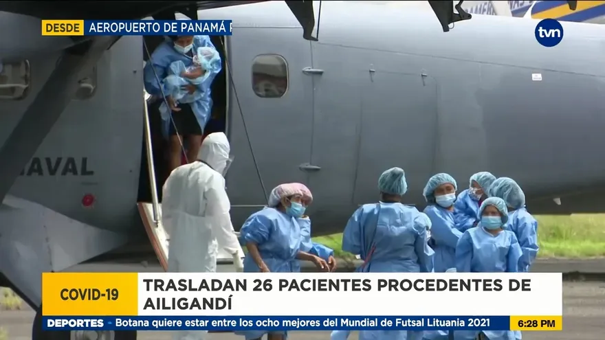 Trasladan pacientes de Guna Yala hacia la capital