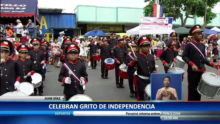 Desfile por el 10 de noviembre en Juan Díaz