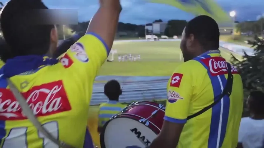 Fanáticos del Chorrillo FC celebraron la victoria de su equipo