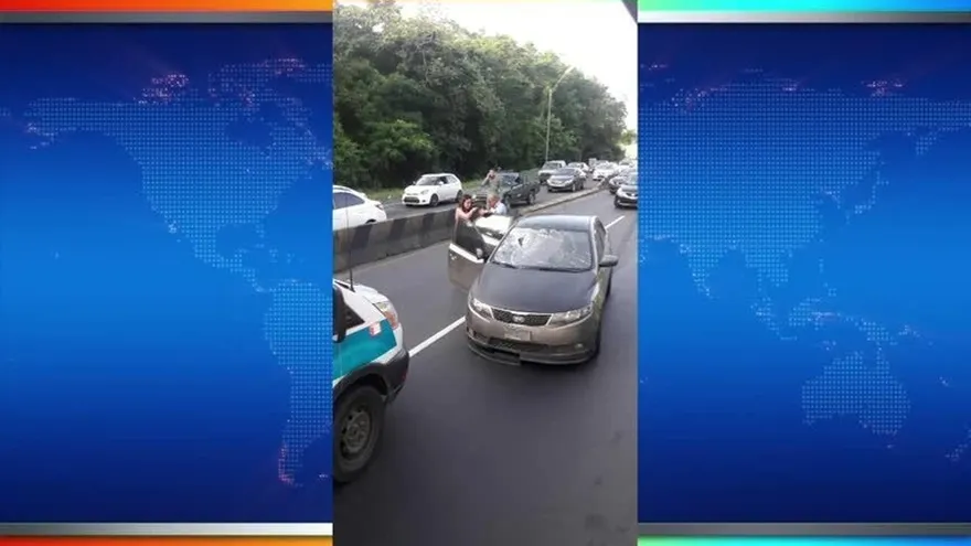 Accidente hacia el Puente de las Américas