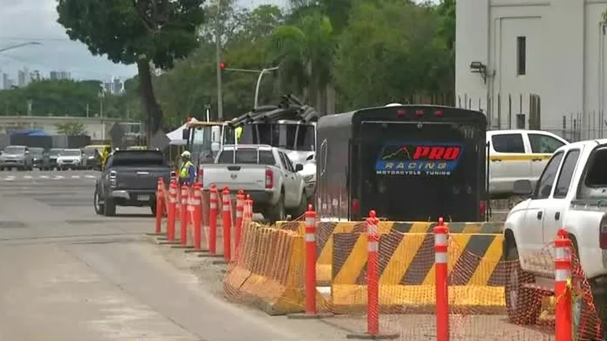 Cierre parcial en una calle de Balboa por la construcción del Cuarto Puente