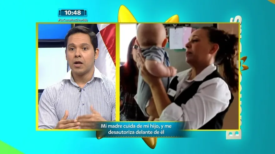 Mi madre cuida de mi hijo y me desautoriza delante de él