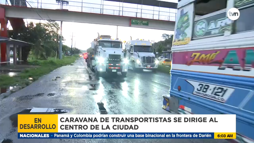 Fuerzas vivas inician paro general en Colón