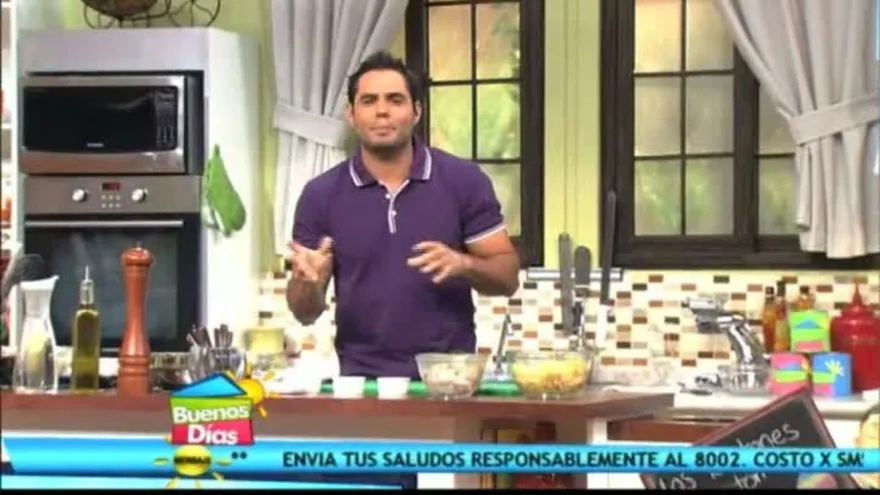 Penne con Langostinos y salsa pesto