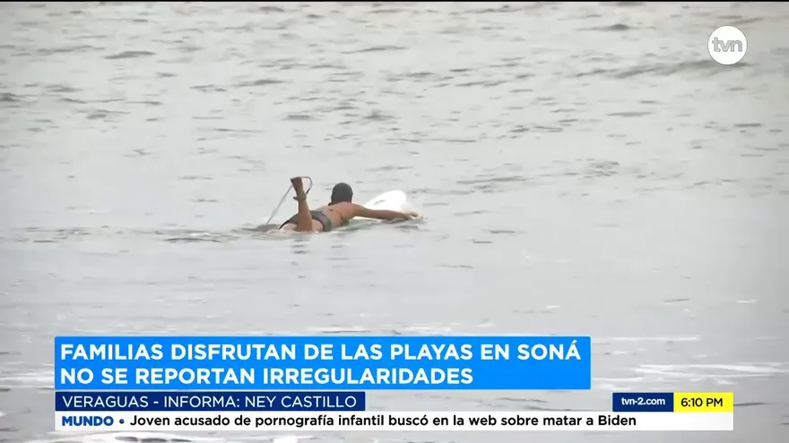 Familias visitan playas en Veraguas