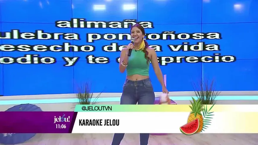 ¡Así se defendió Gisselle Ow Young en el Karaoke Jelou!
