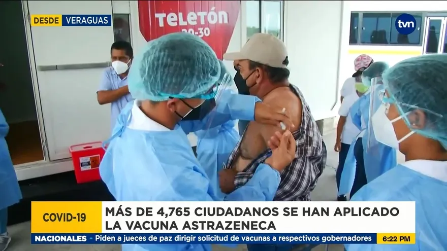 Falta aplicar 9 mil vacunas de AstraZeneca en Veraguas