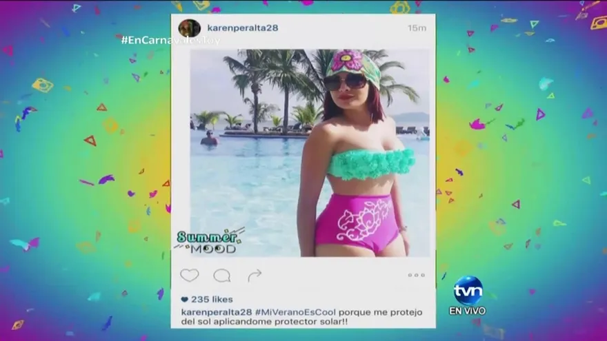 A Karen Peralta se le marcó la coneja