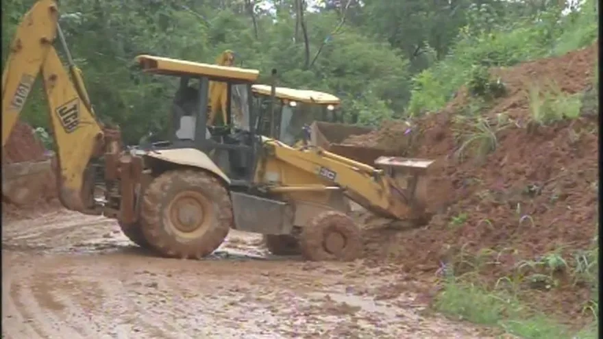 Casas inundadas y deslizamientos de tierra en Veraguas