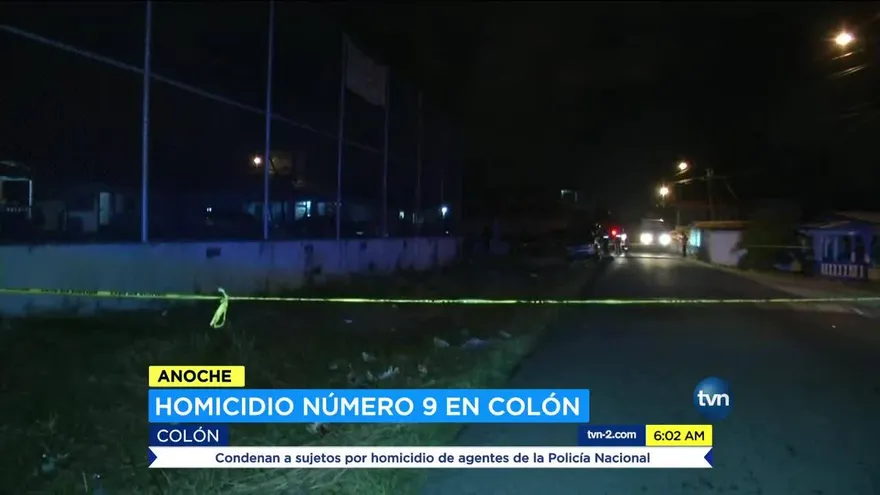 Se registra un nuevo homicidio en Colón