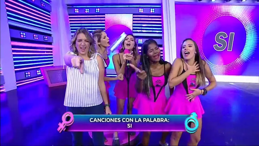 ¡Las mujeres lo dieron TODO en el juego de Ping Pong Musical y le ganaron sin discusión a los hombres!