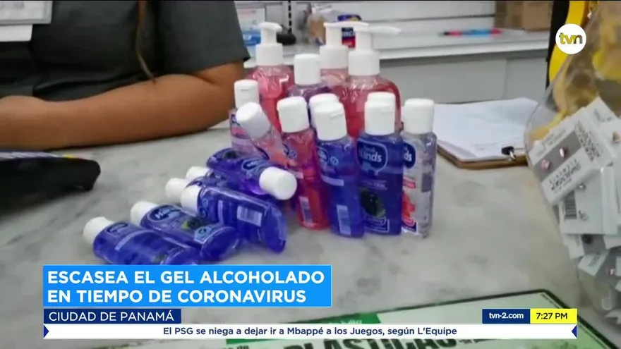 Se agota gel alcoholado en Panamá