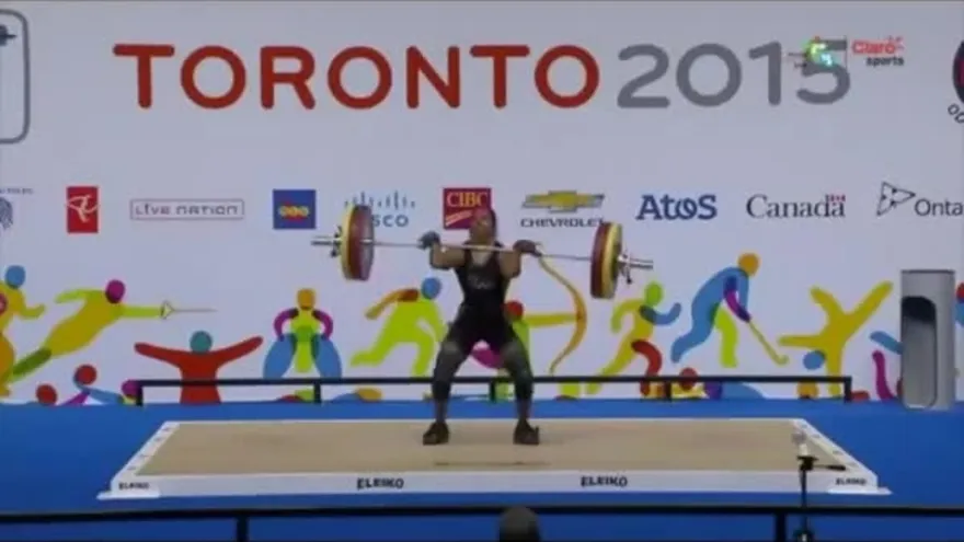 Pesista venezolana se desmayó en competencia