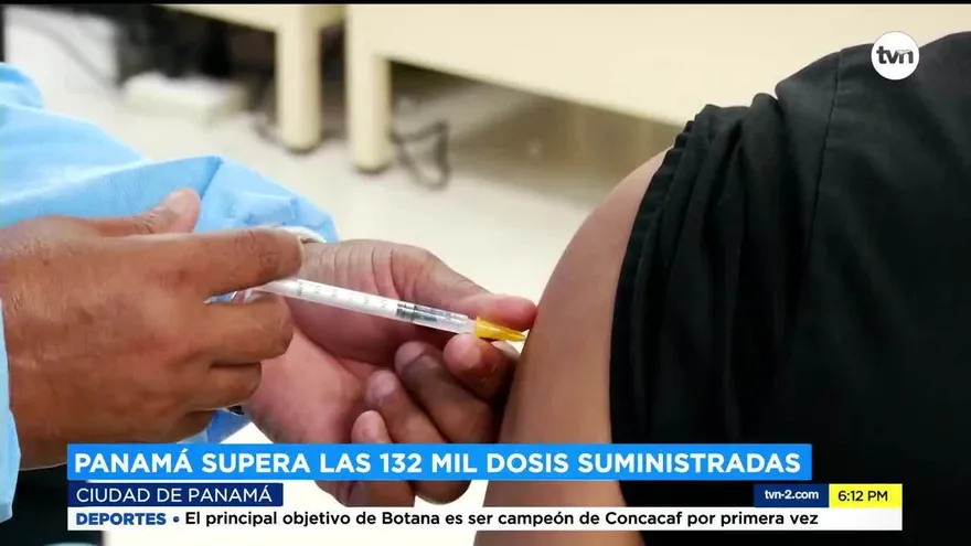 Primera etapa de vacunación en Panamá está a punto de finalizar