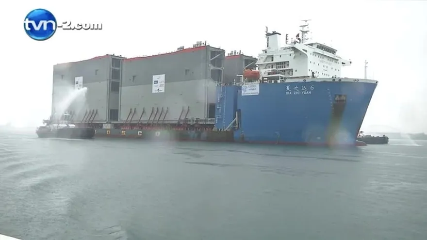 Llega último embarque de compuertas para el Canal