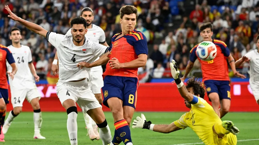 España e Irak miden fuerzas en un juego preparatorio al Mundial 2026