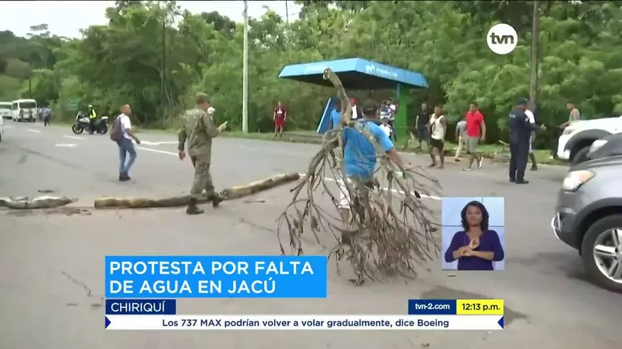 Protestan por falta de agua potable en comunidad de Bugaba