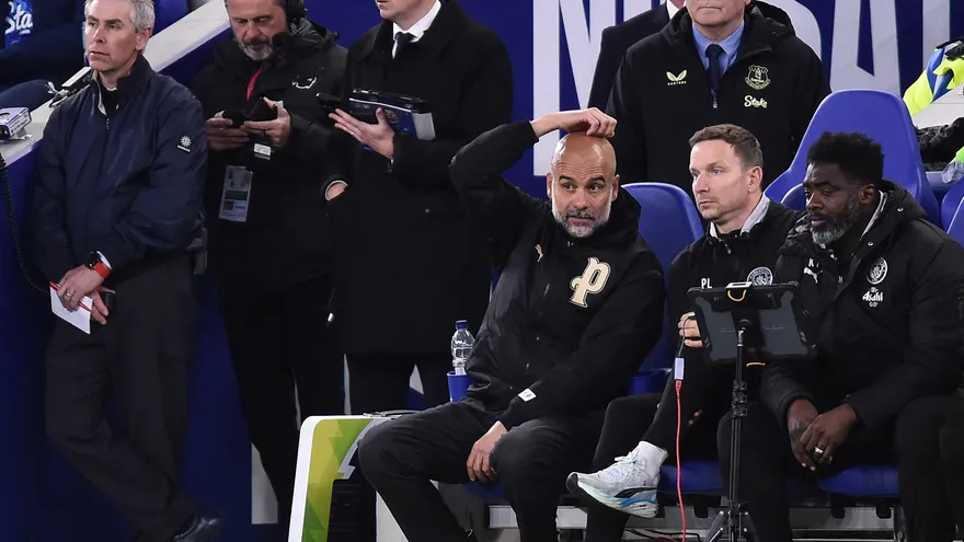 Pep Guardiola entrenador del Manchester City