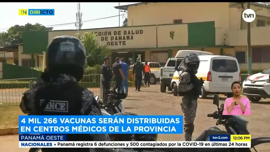 Llega a Panamá Oeste dosis de la segunda remesa de vacunas de Pfizer contra la Covid