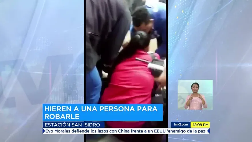 Hieren a una persona en estación del Metro