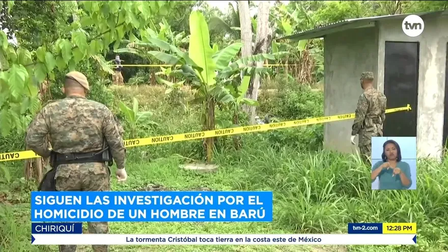 Investigan homicido en Barú