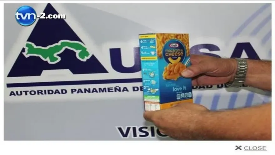 Aupsa: Se retiraron macarrones con queso de supermercado