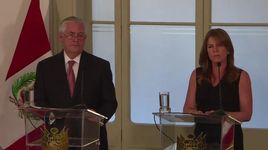 Venezuela y cumbre de las Américas centro de Tillerson en Perú