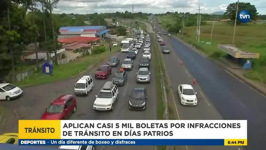 Aumenta el número de vehículos que se trasladan al interior del país