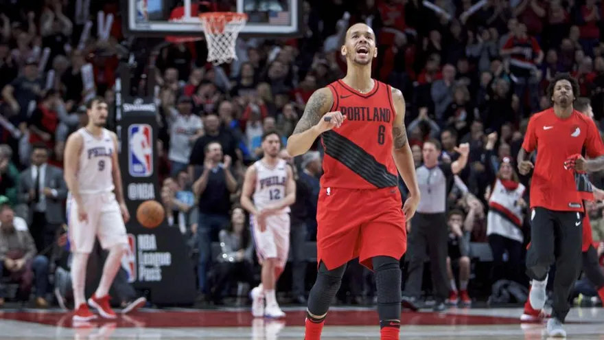 Portland Trail Blazers vencío a Philadelphia 76ers