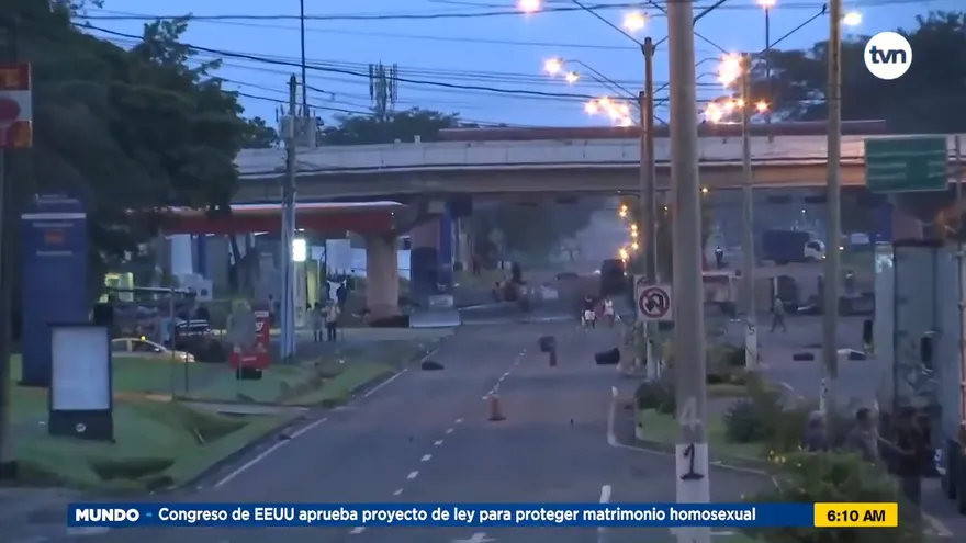 Las afectaciones en Santiago por el cierre de la vía Interamericana