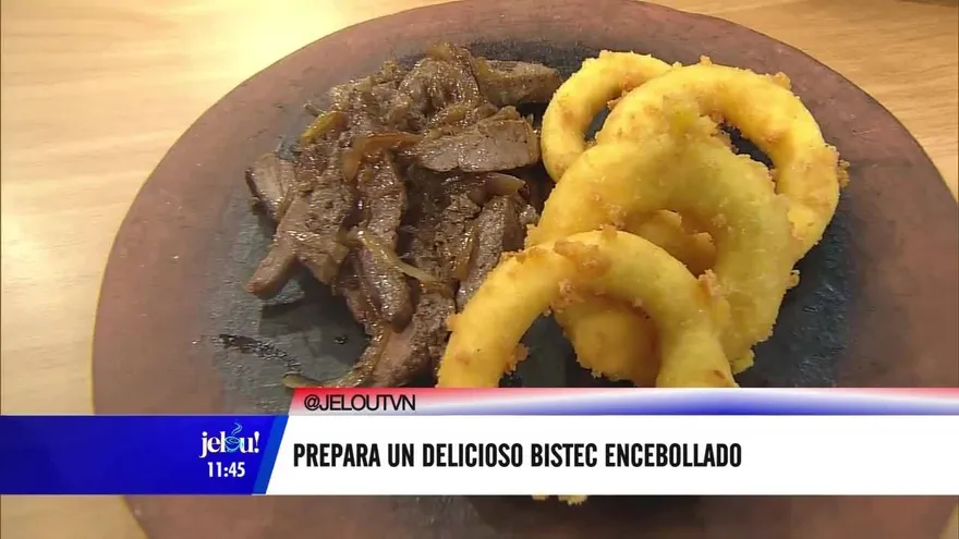 Prepara un delicioso bistec encebollado