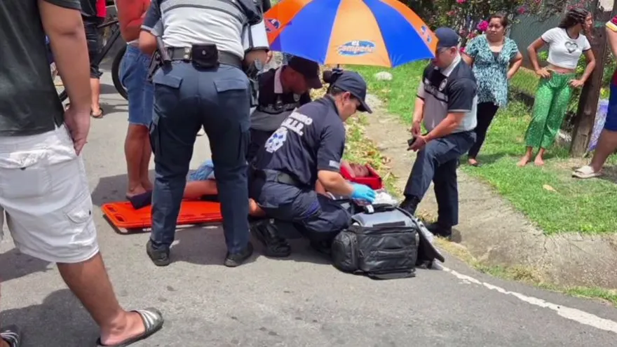 Cuatro heridos por atropello en Herrera
