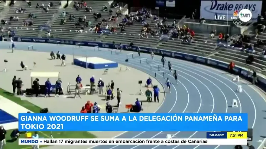 Gianna Woodruff estará en los Juegos Olímpicos de Tokio